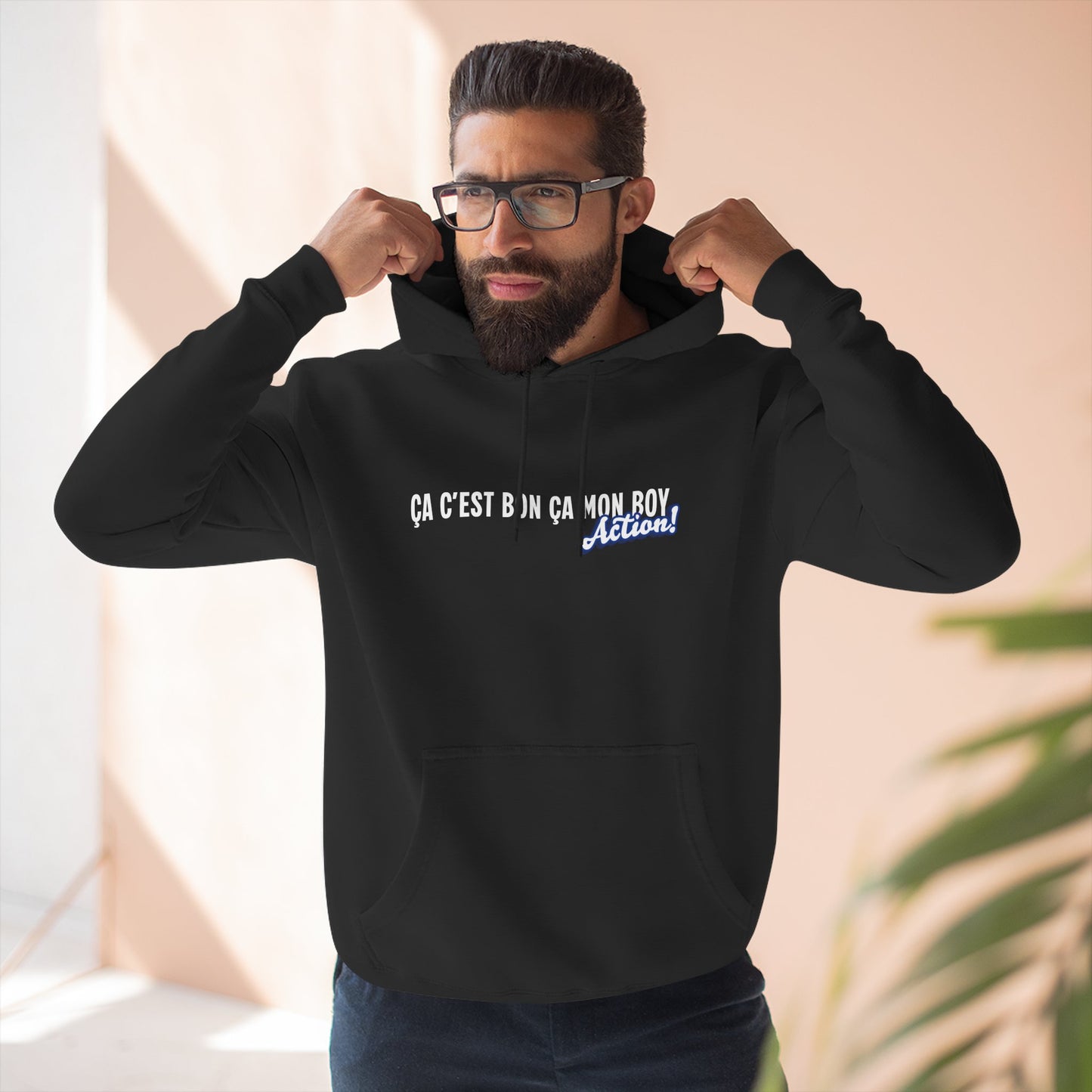 Hoodie Action! «Heavy Metal» double face Édition Limitée