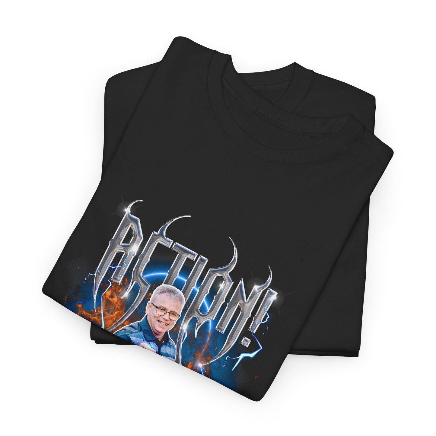 T-shirt unisexe Action! « Heavy Métal » Édition Limitée