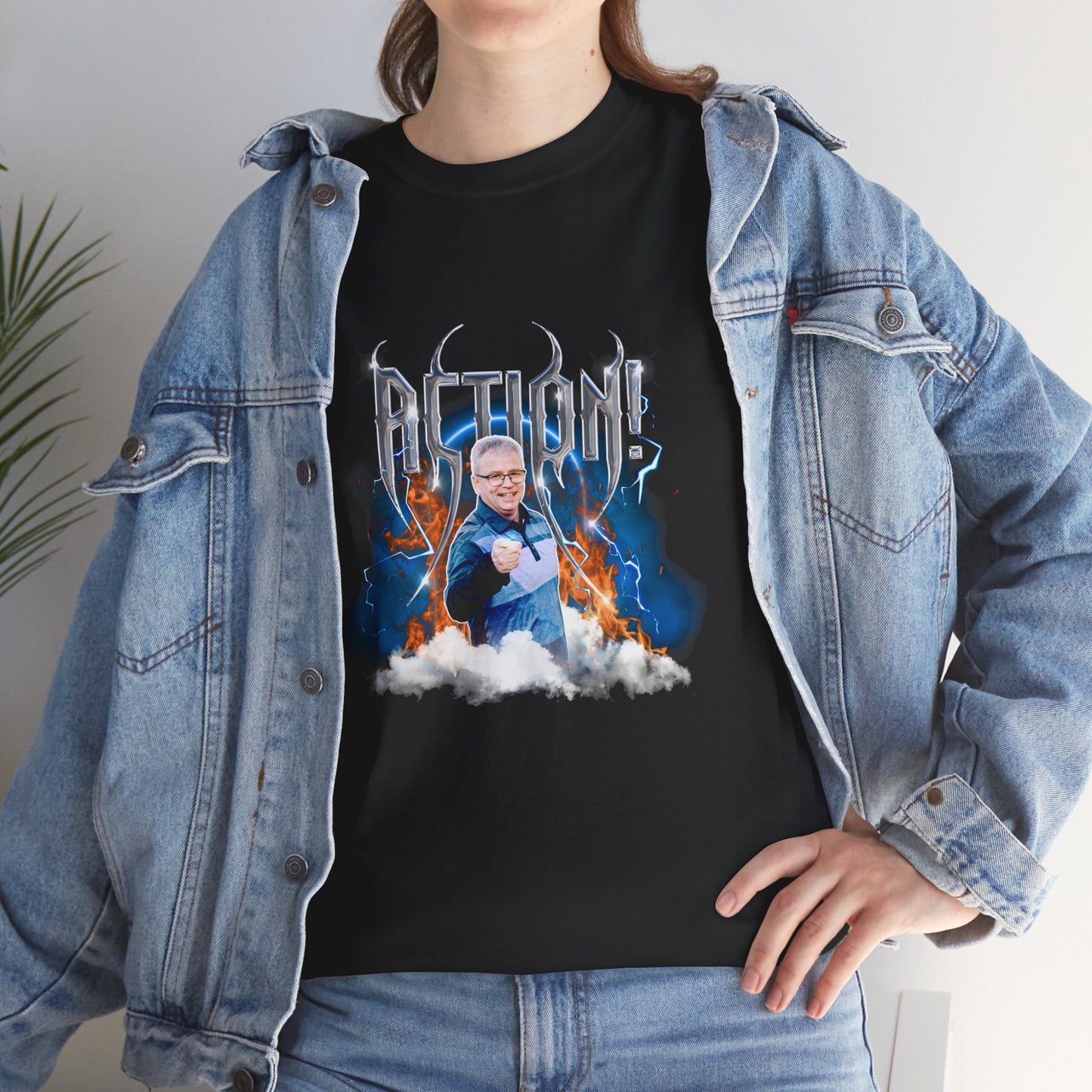 T-shirt unisexe Action! « Heavy Métal » Édition Limitée