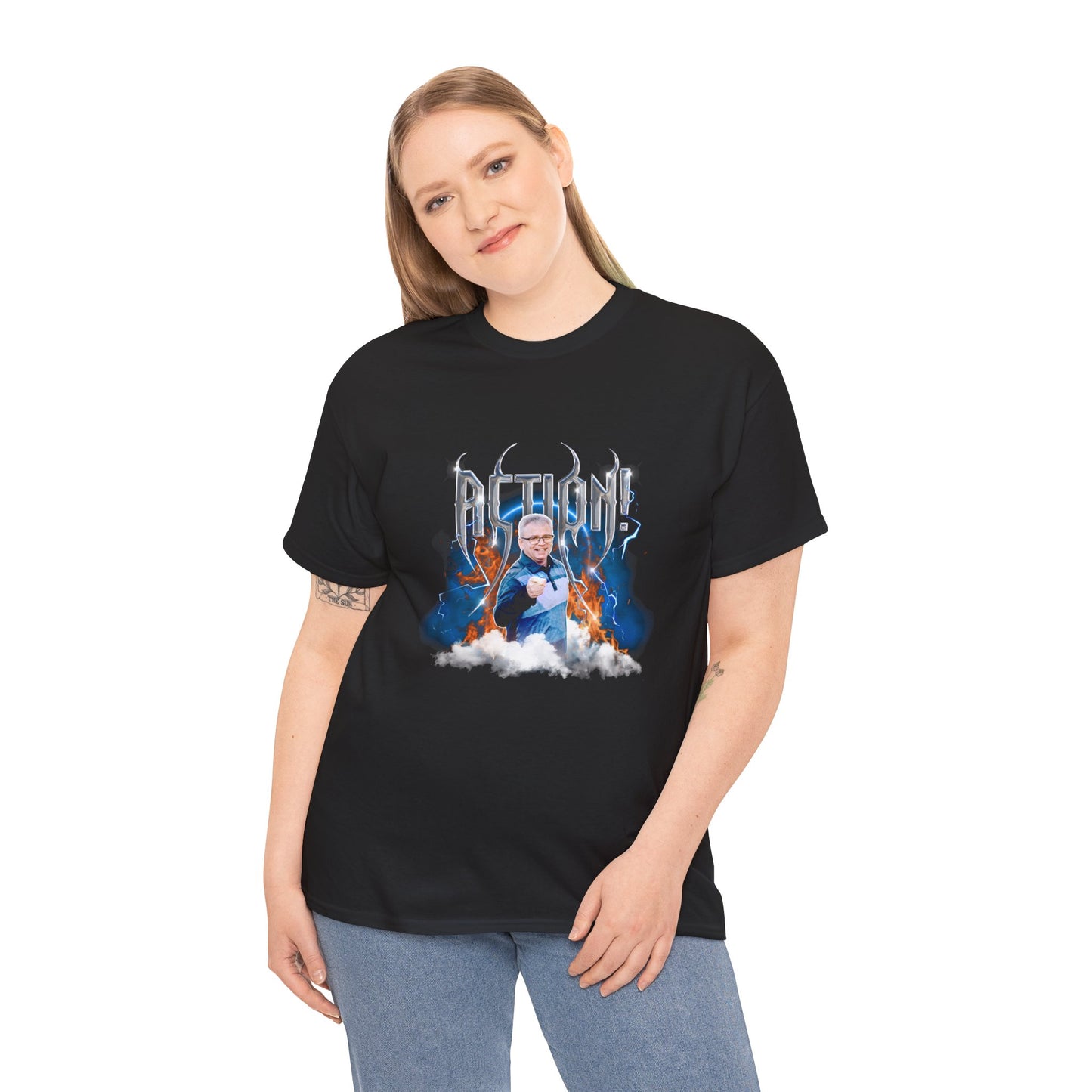 T-shirt unisexe Action! « Heavy Métal » Édition Limitée