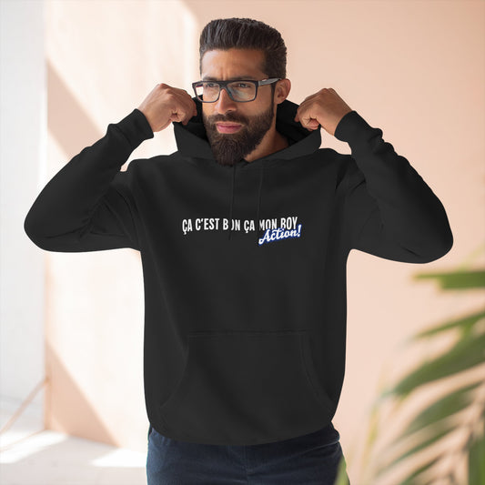 Hoodie Action! «Heavy Metal» double face Édition Limitée